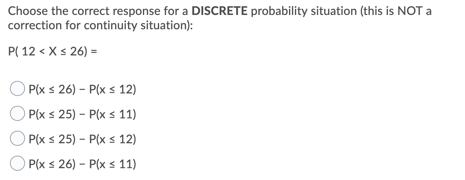 (this is NOT a correction for continuity situation): P( 8