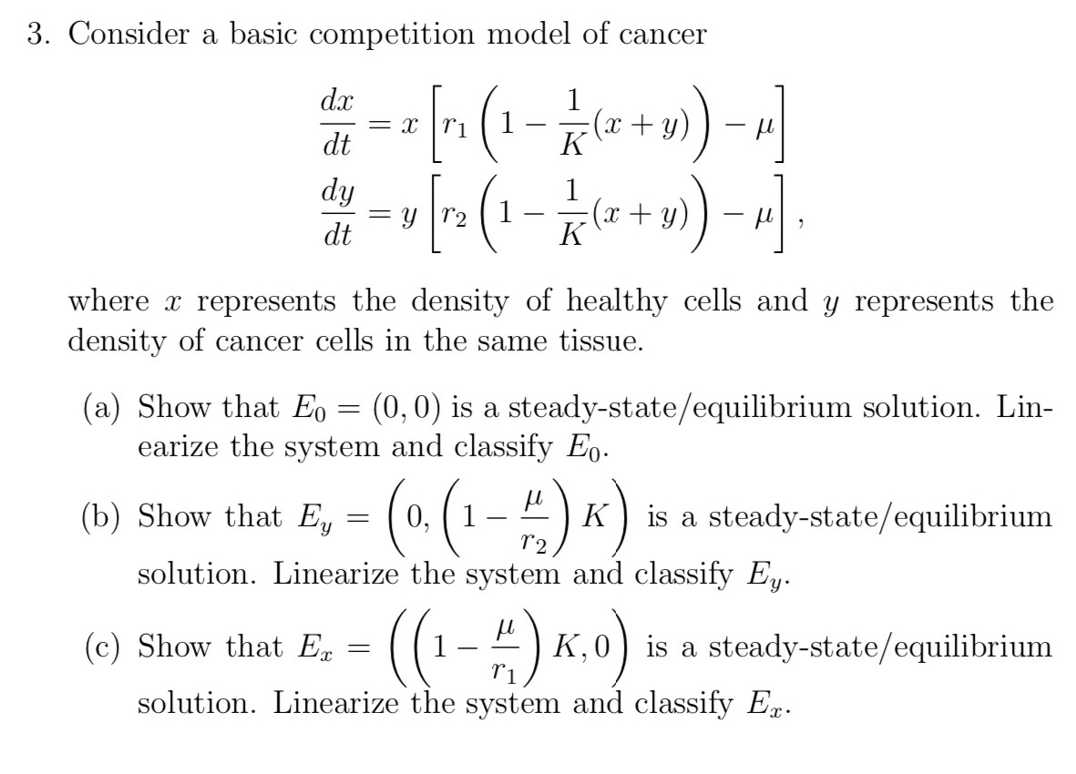 What is the answer for each part? 3. Consider a basic competition