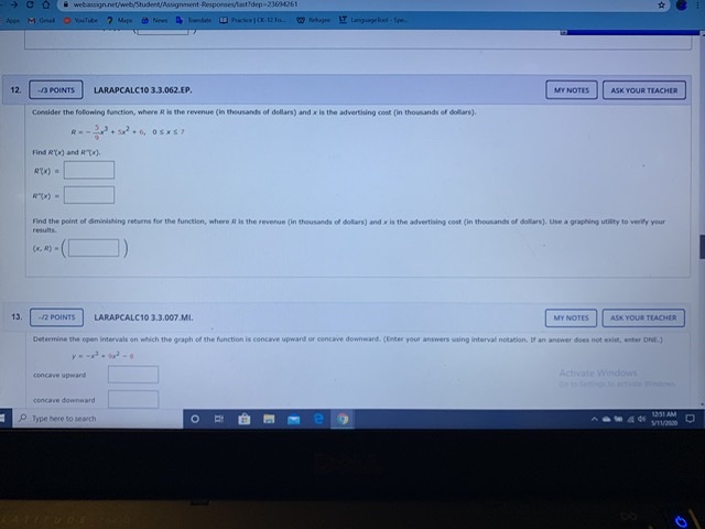 TLACHIE The profit Pfrom selling a units of a product is plen
