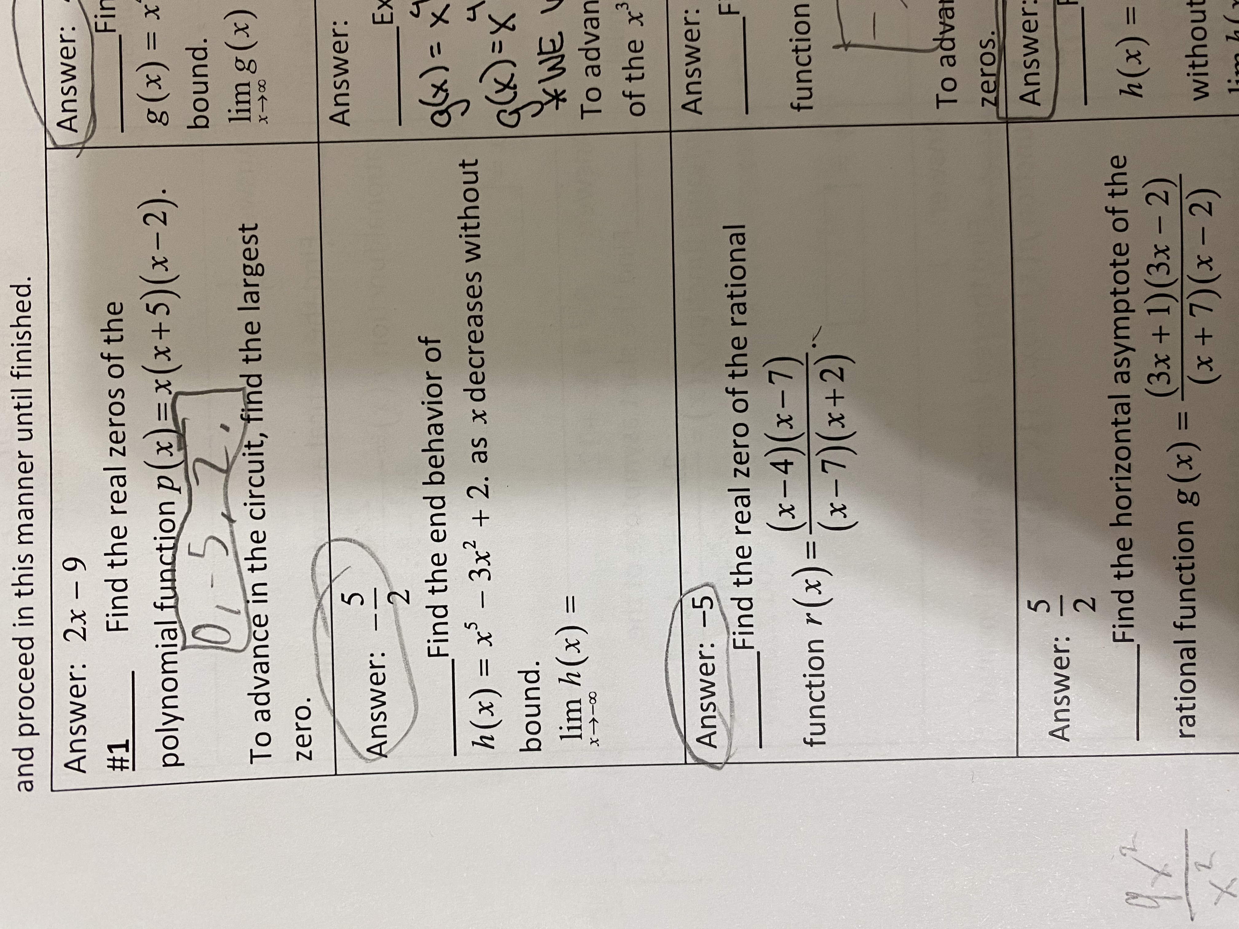 Would you walk me through this problem please, I'm having trouble getting