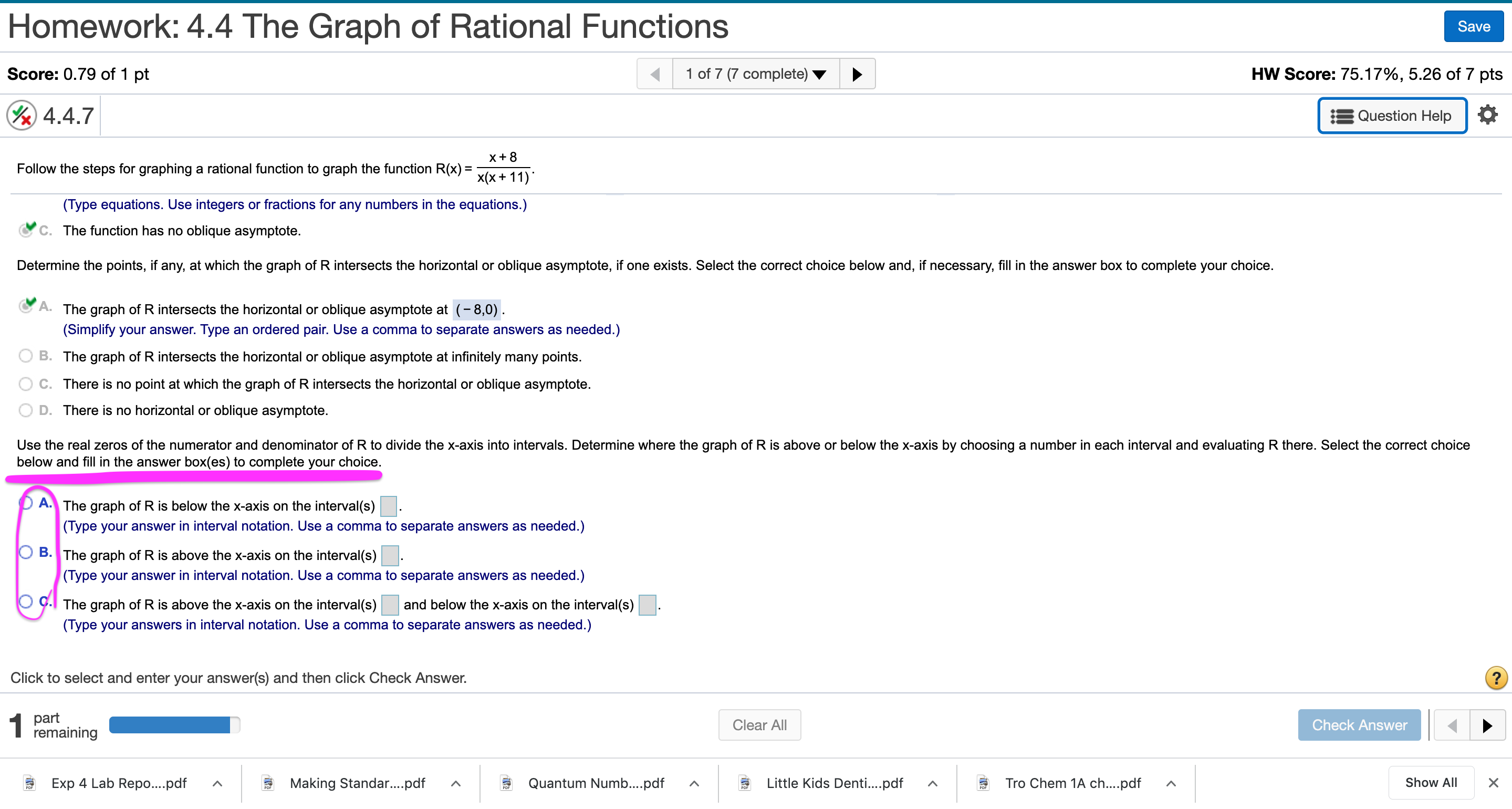 Please help me solve the question that I underlined and explain how