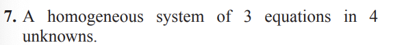 Exercises 7-18, determine all possibilities for the solution set (from among infinitely