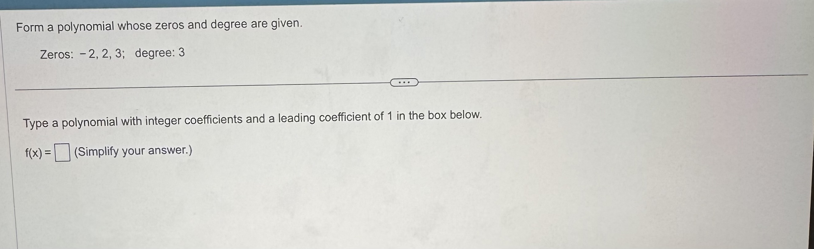Write the polynomial in standard form. Then identify the leading term and