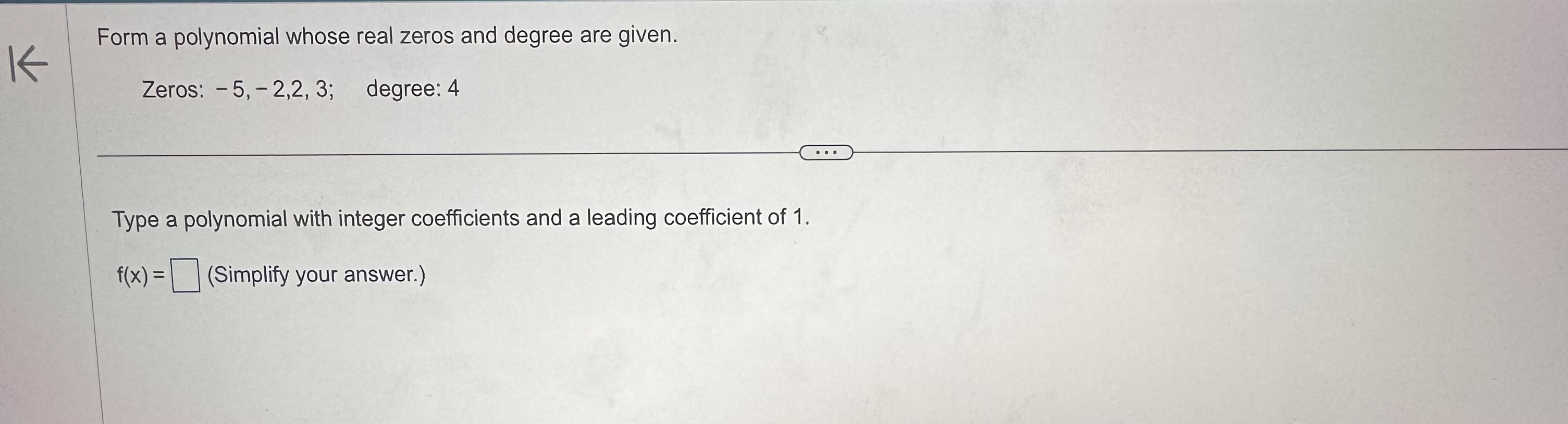 . .Determine whether the following function is a polynomial function. If the