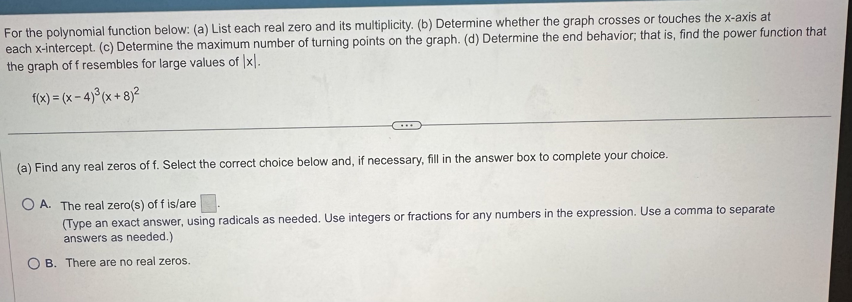 not. Write the polynomial in standard form. Then identify the leading term