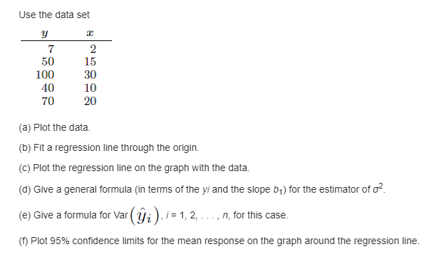 solve these USE the data set 3; a: T 2 5t] 15