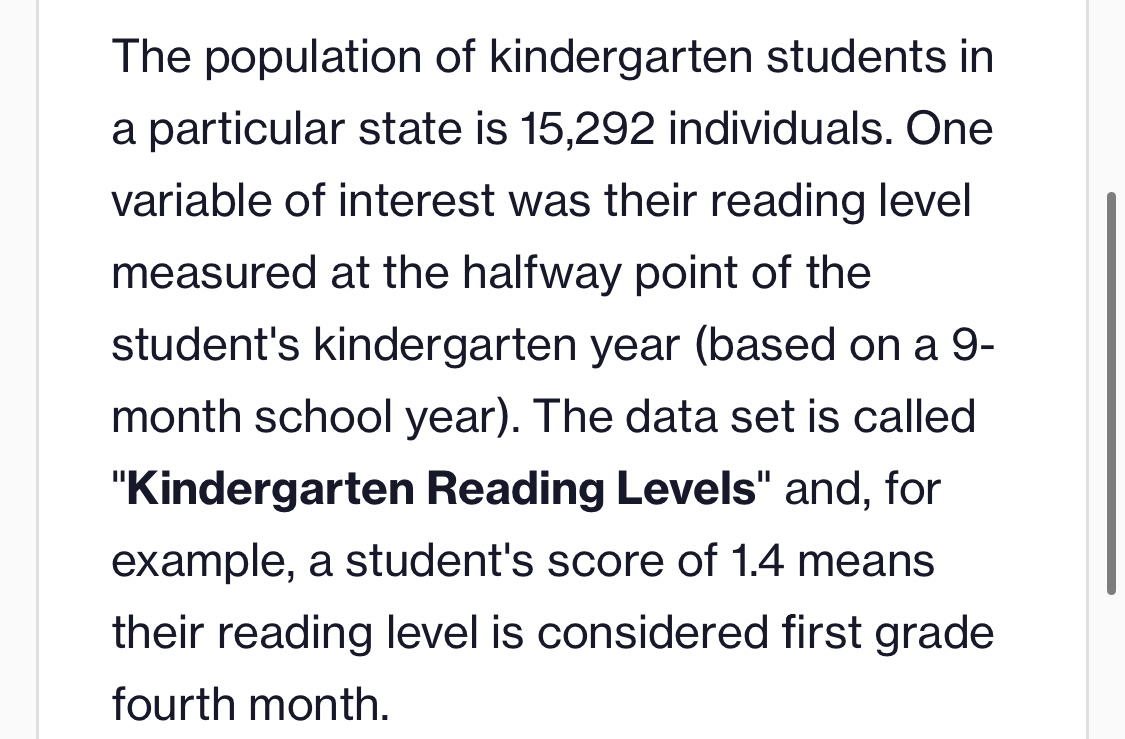 7) Does the sample mean calculated in (6) come from a normal
