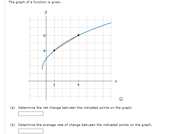 from one input to another, The net change in the value of