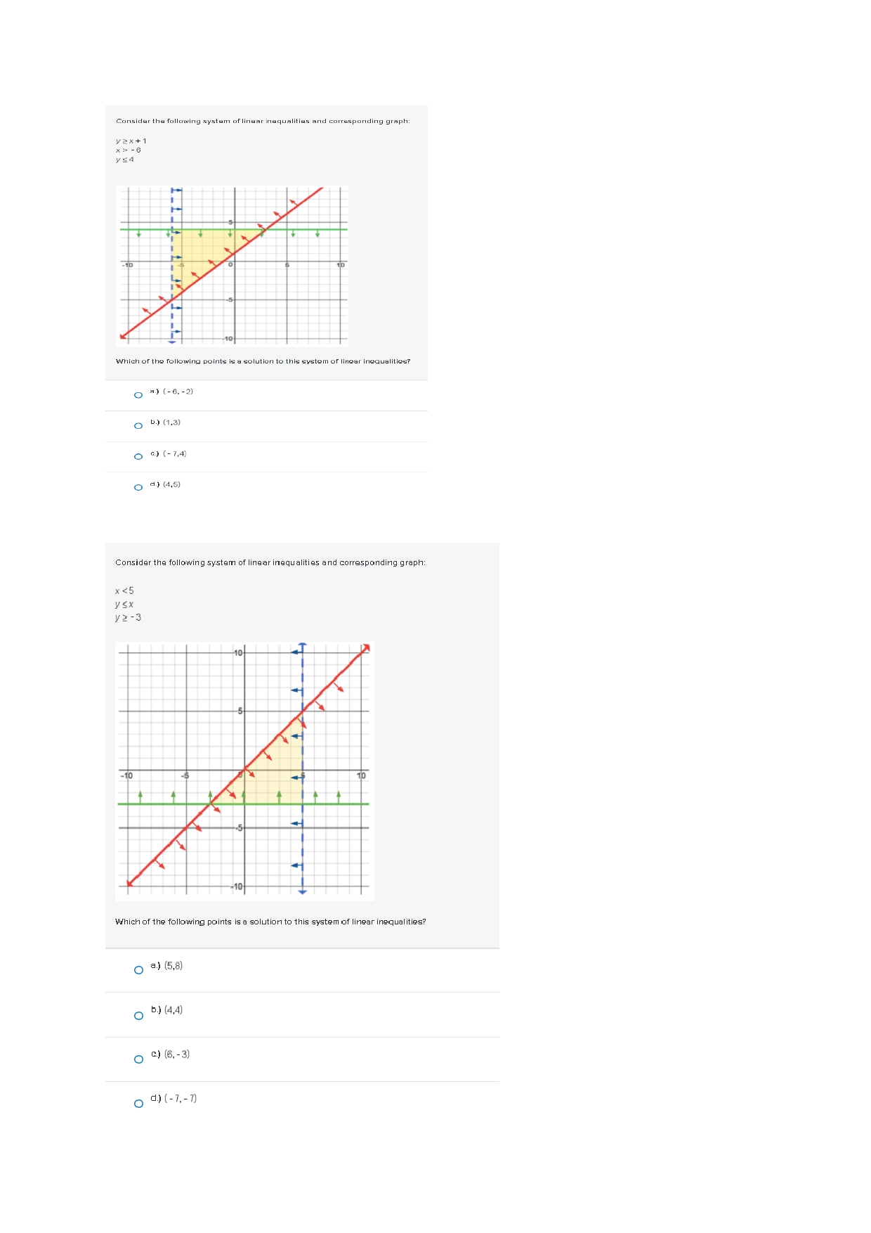 the equation - 2 y= x - 6 will produce the equation