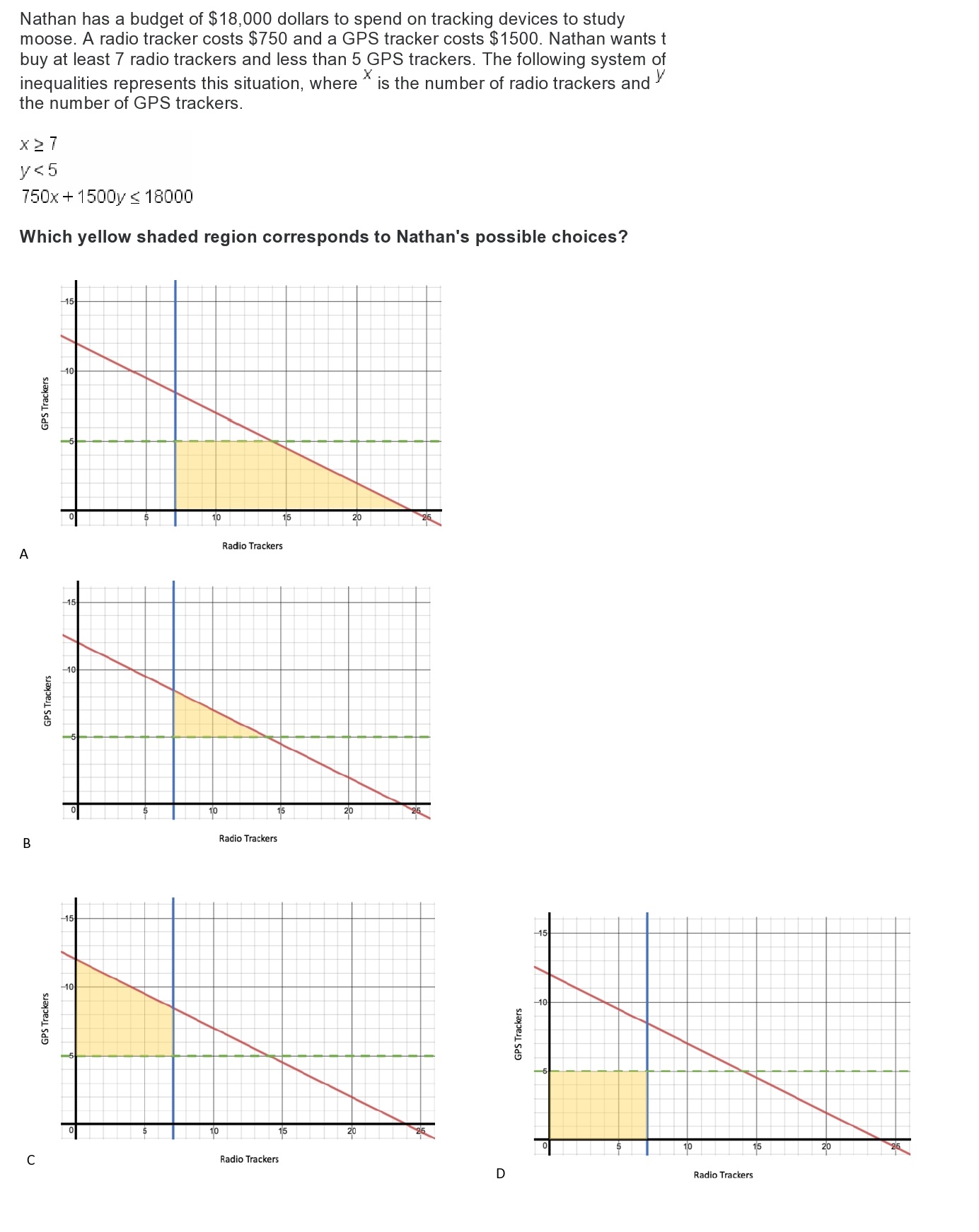 Linear EquationsDetermine the system of linear equations that represent a given situationA