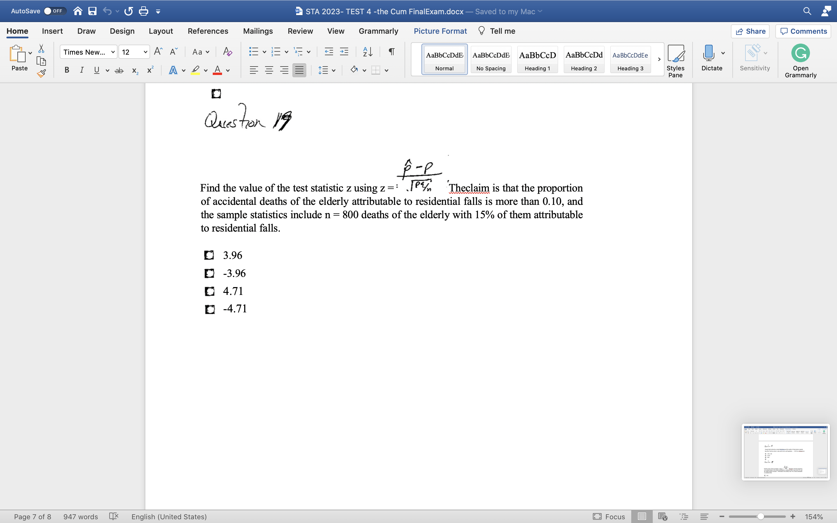 and 1 green marble. Find P(not blue).P(not blue)=1-p(blue) 1/3 3/26 Question 51.