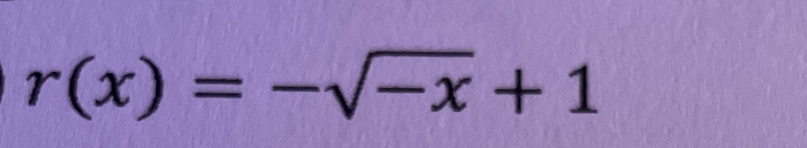 Use Transformations to graph the function. \f