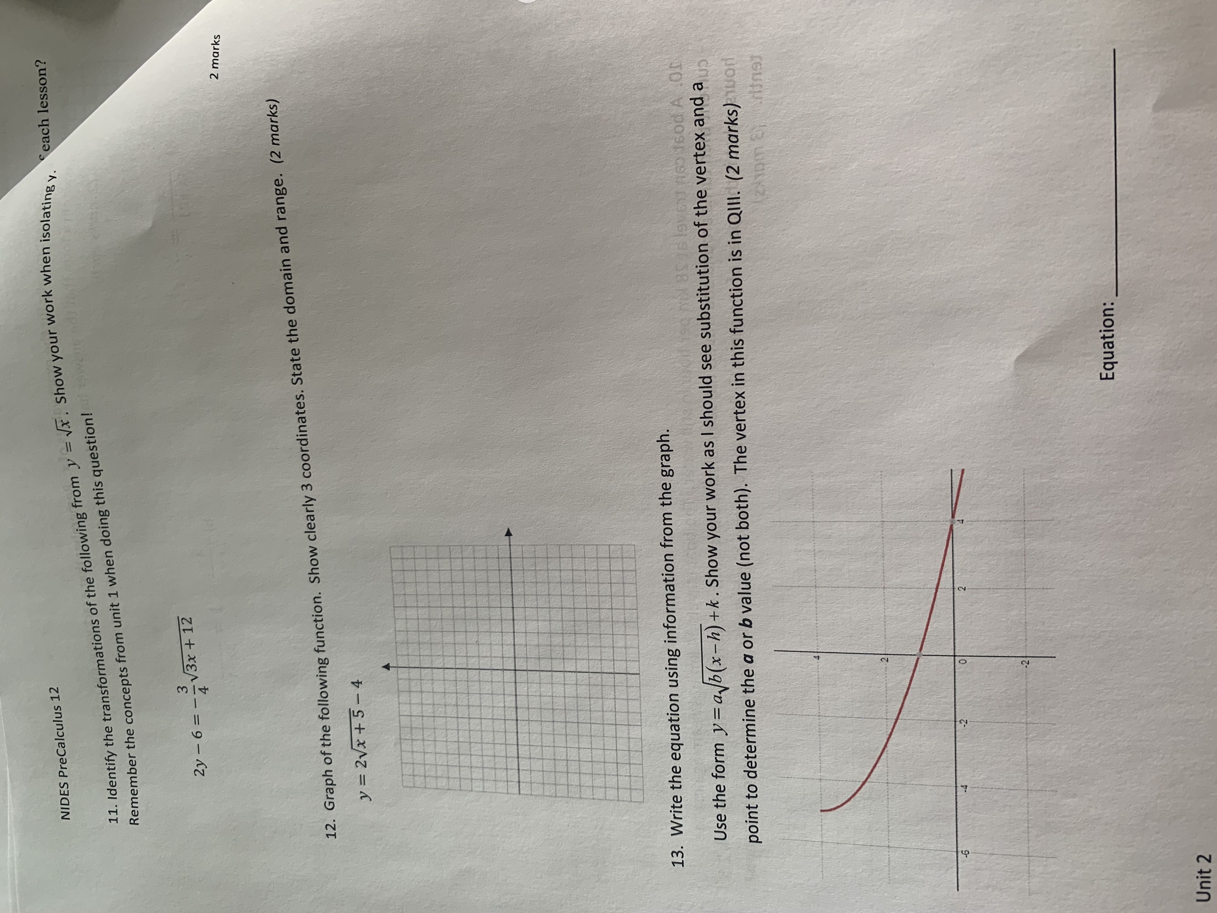 Concept Show your understanding of the concept with an example. Remember that