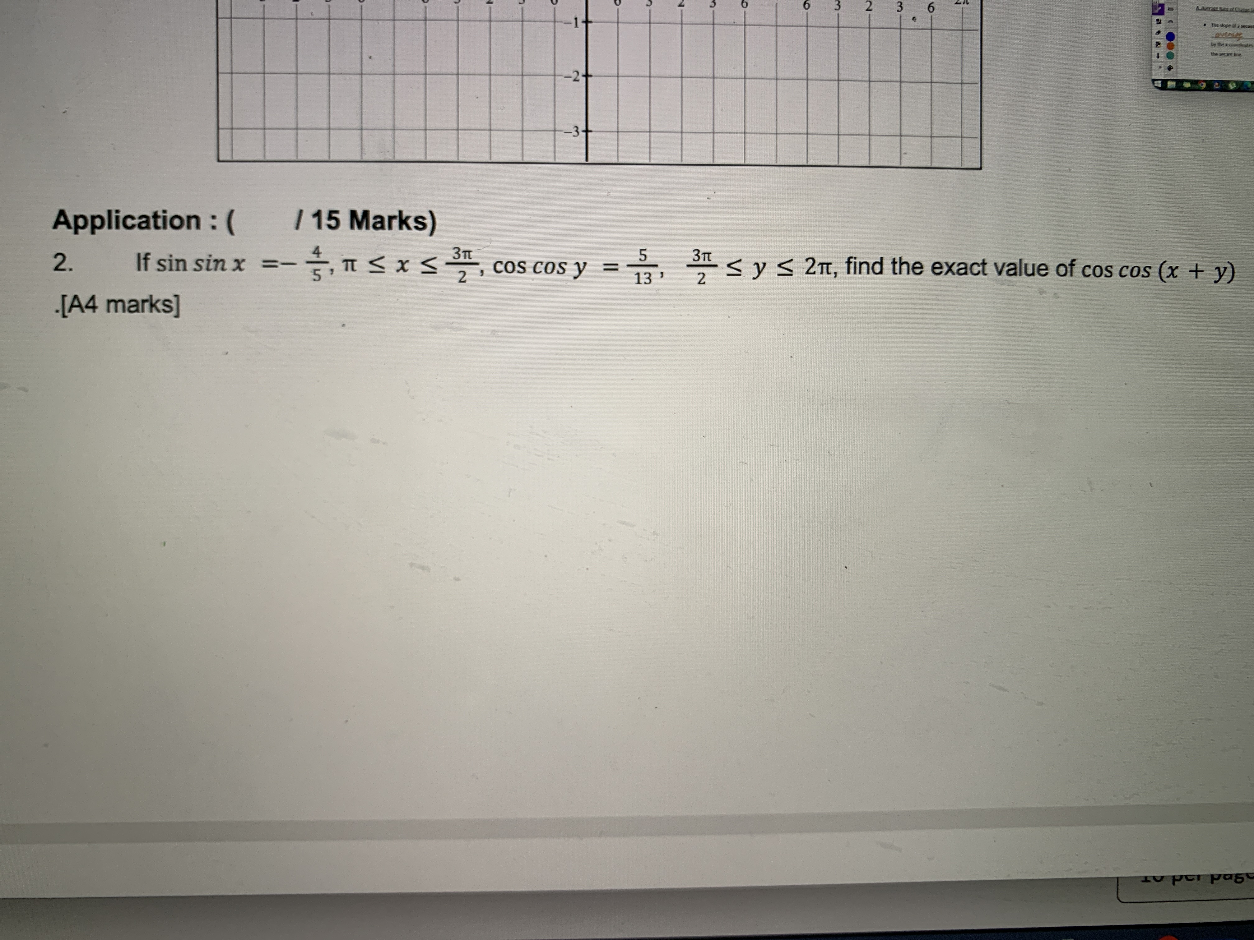 -17 by the grounding the secant bee -2+ Application : (