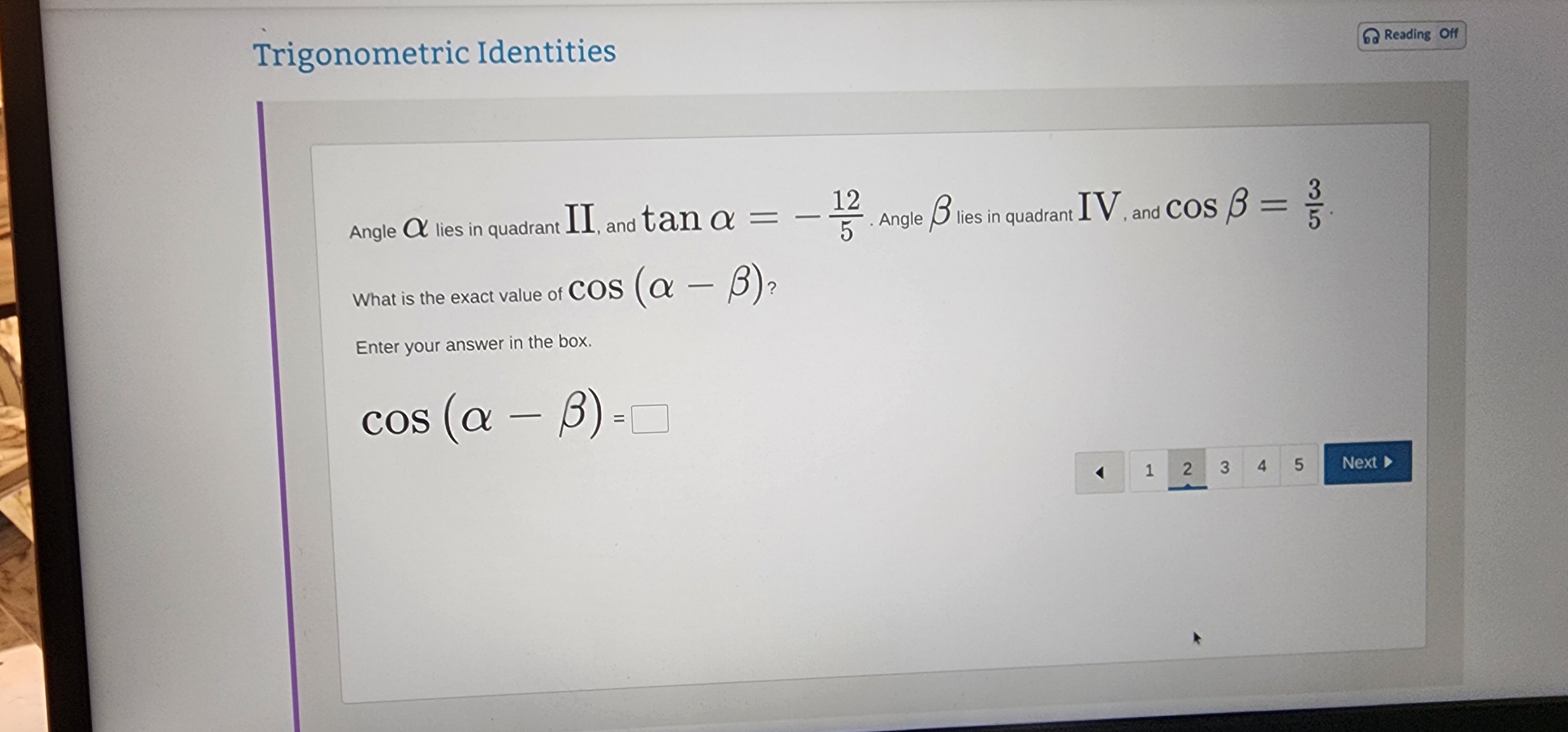 identity. tan x + cot x = csc x sec x =