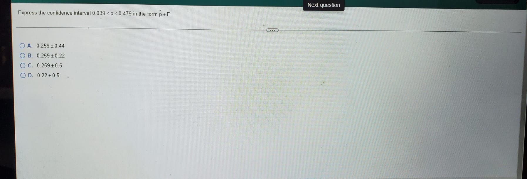 chicken eggs and found that the mean amount of cholesterol was 185
