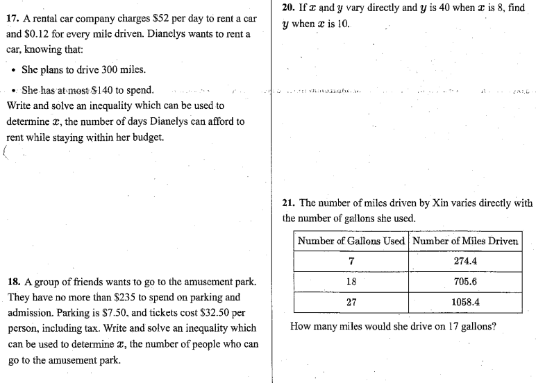 Write and solve an equation which can be used to determine ,