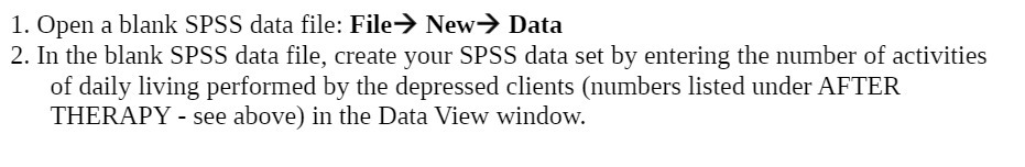  1. Open a blank SPSS data file: File-> New=> Data 2.