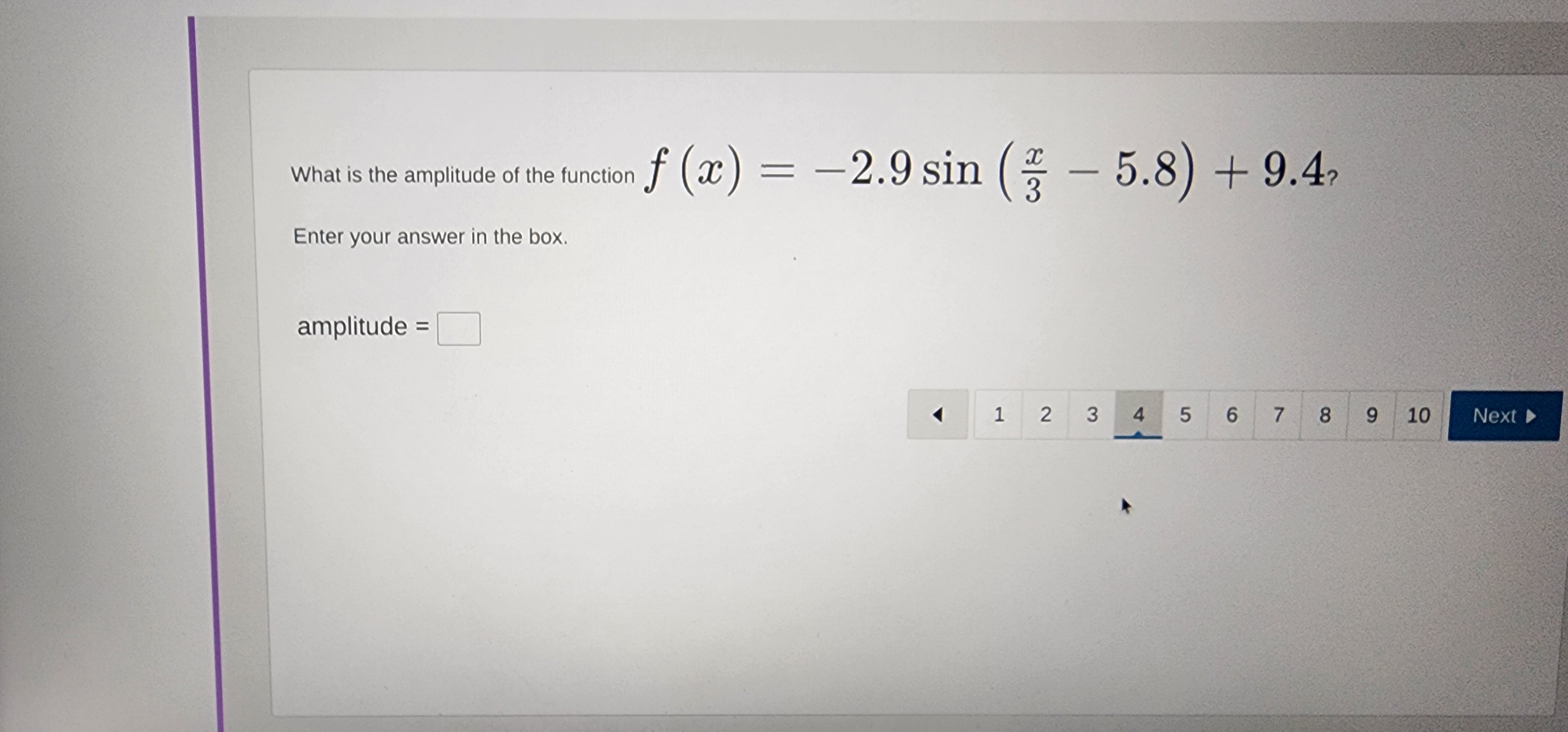 = 1.8 O y = 2.3 1 2 3 4 5 6