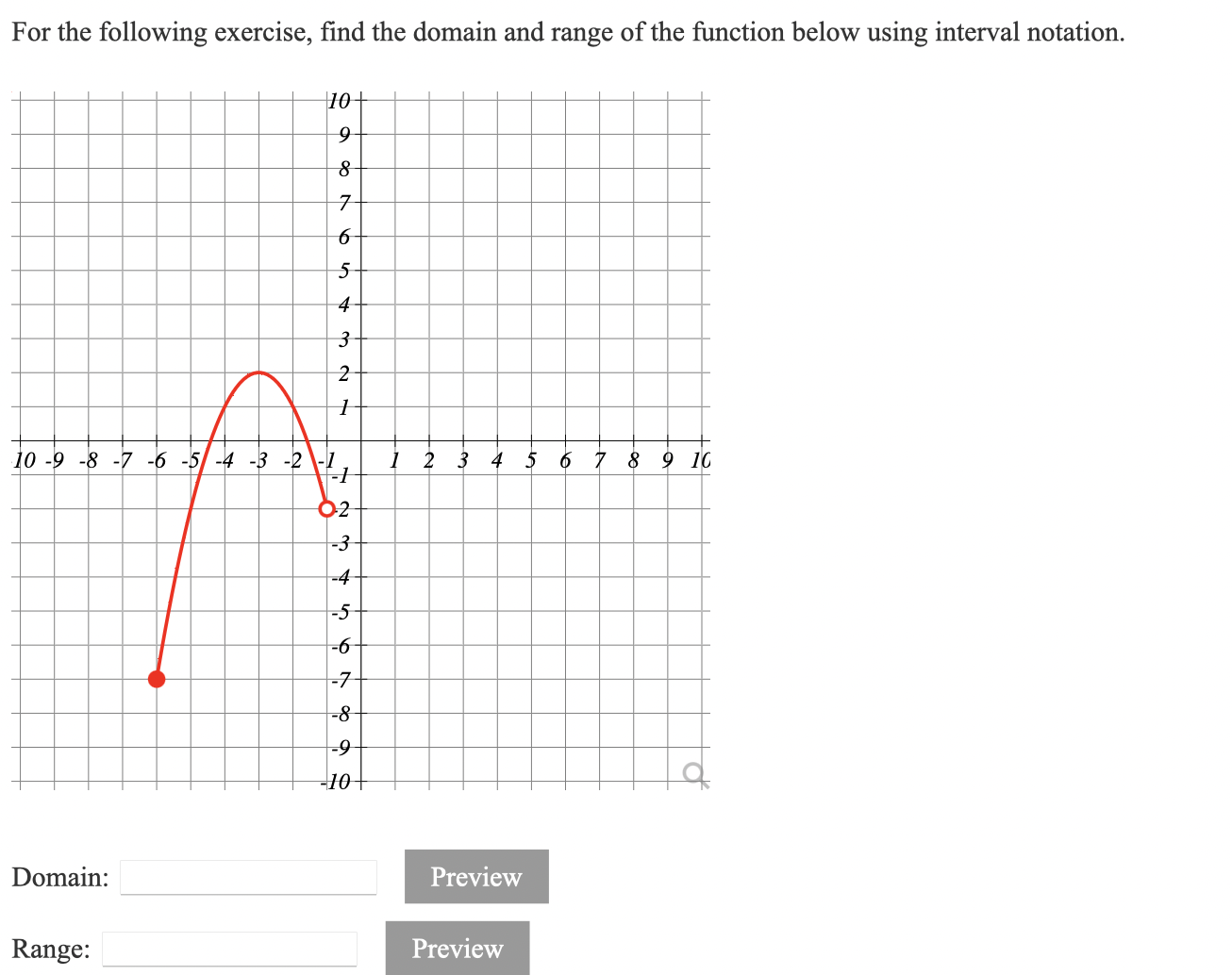 at the indicated values f(3), f( 2), f( a), u), f(a +