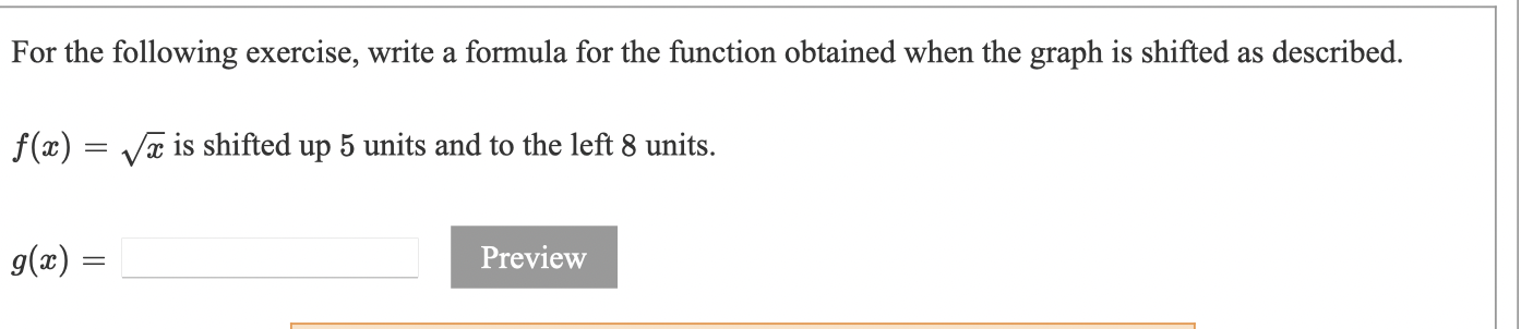 terms of the function f. .f( )= 3). Explain the meaning of