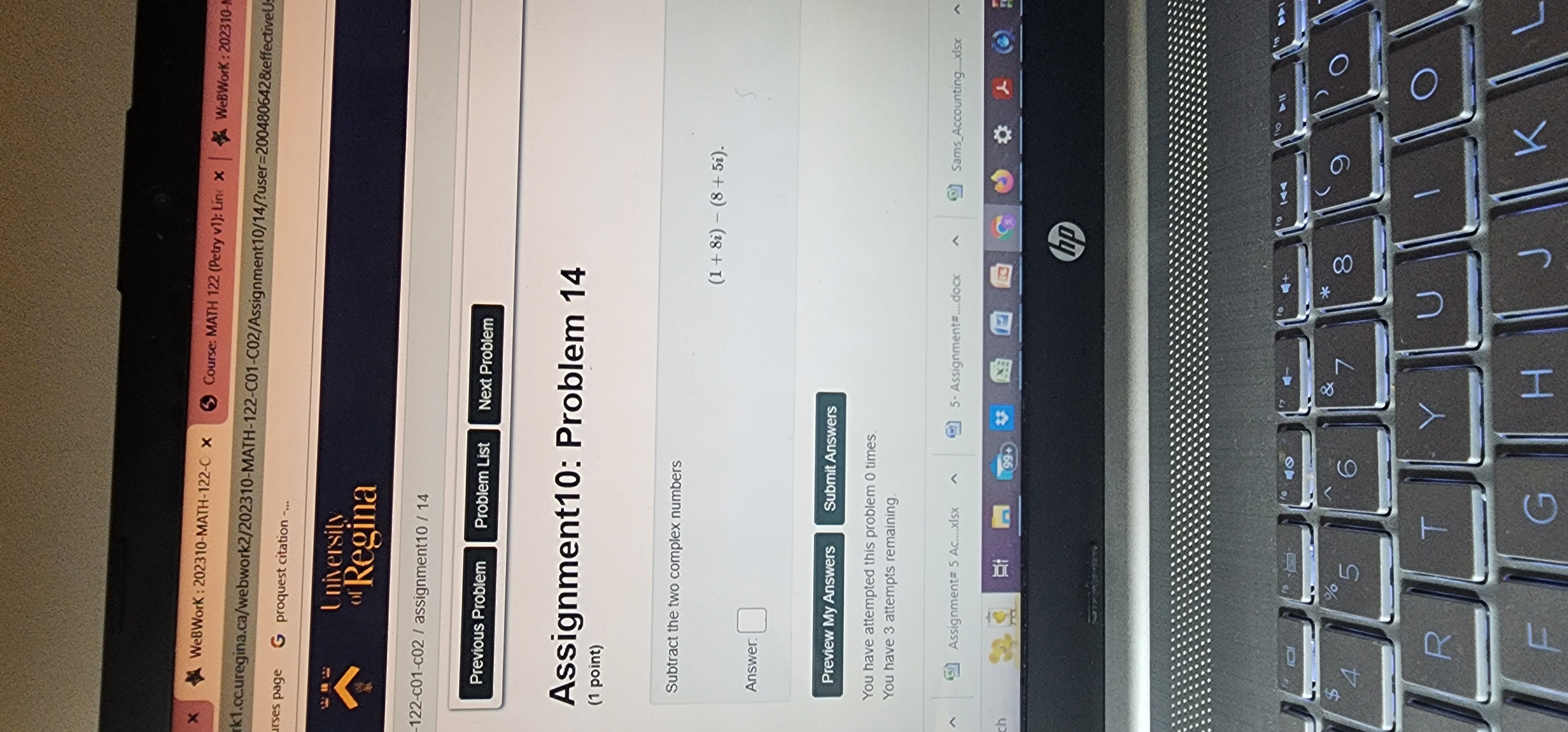 Find > and v. 1 = has an eigenvector v = Note: