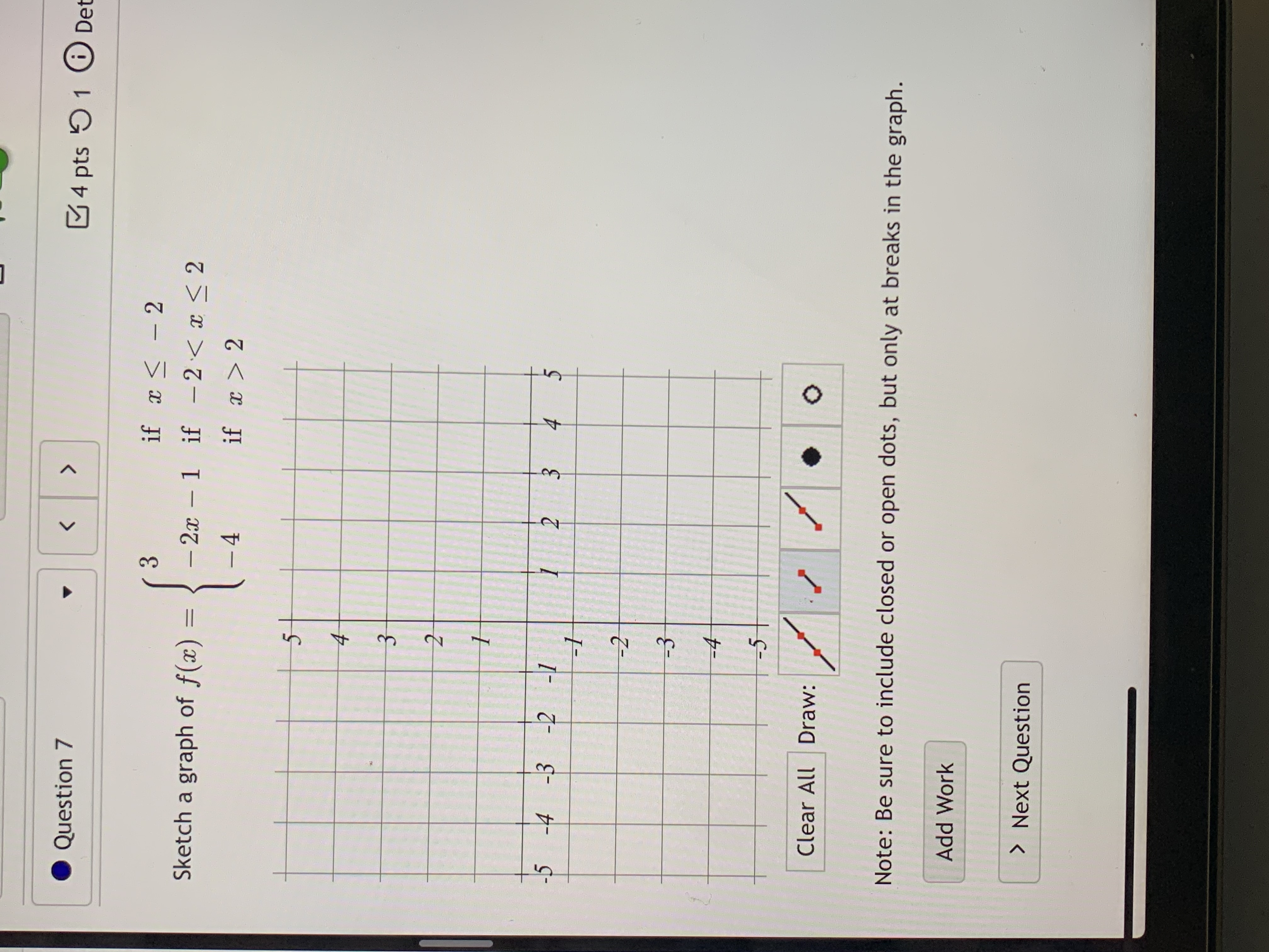 called an function of f(a) Add Work > Next QuestionQuestion 22 4