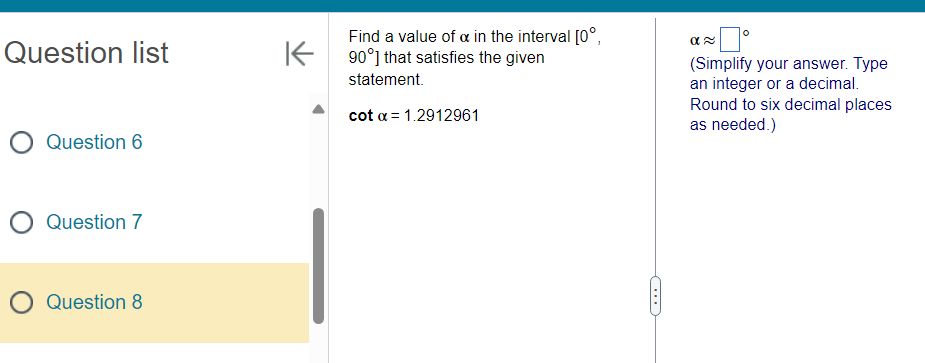 |& ) csc (-263 53') @ Question 1 '_ csc (-26353") =