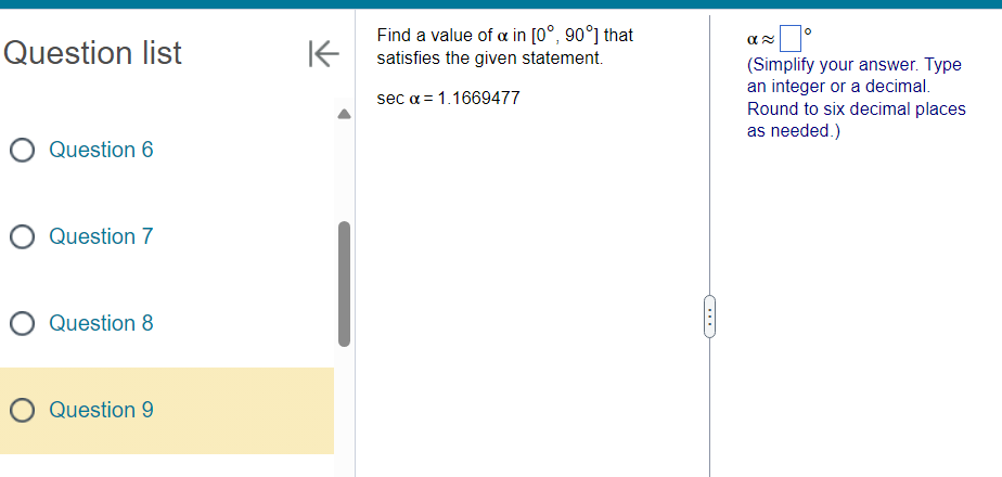 [ | (Simplify your answer. Round to seven decimal places as needed.)