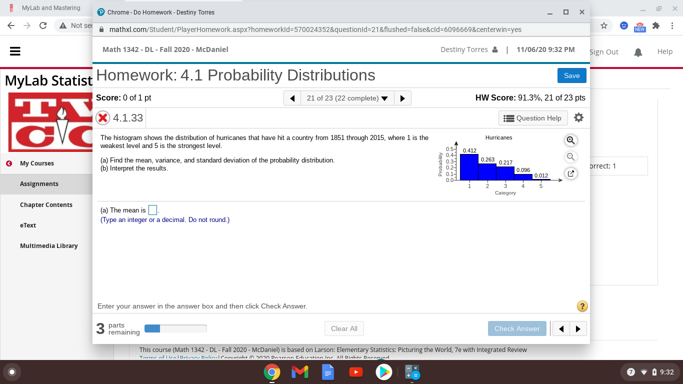 please answer these MyLab and Mastering Chrome - Do Homework - Destiny