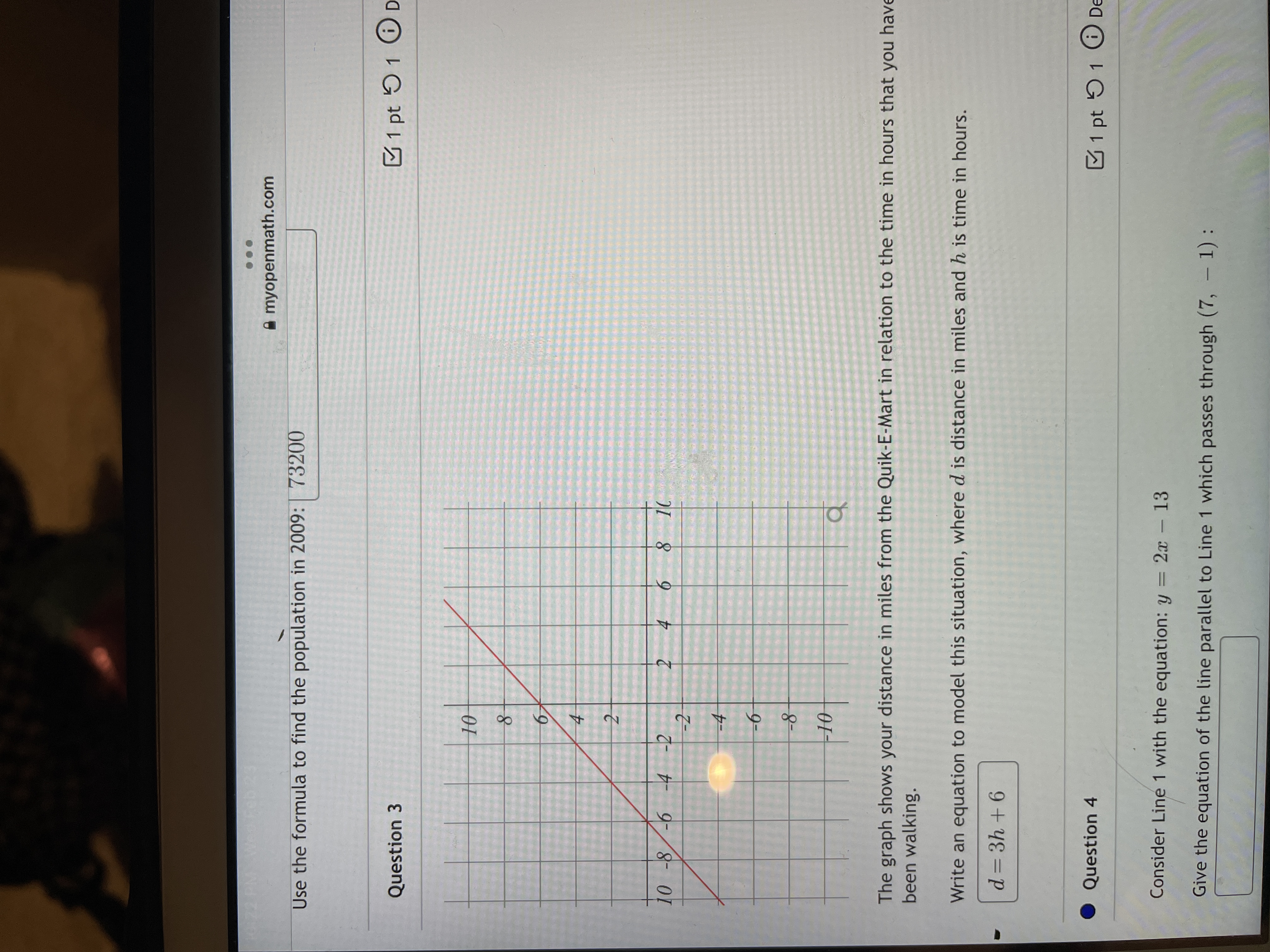. . . myopenmath.com Use the formula to find the population