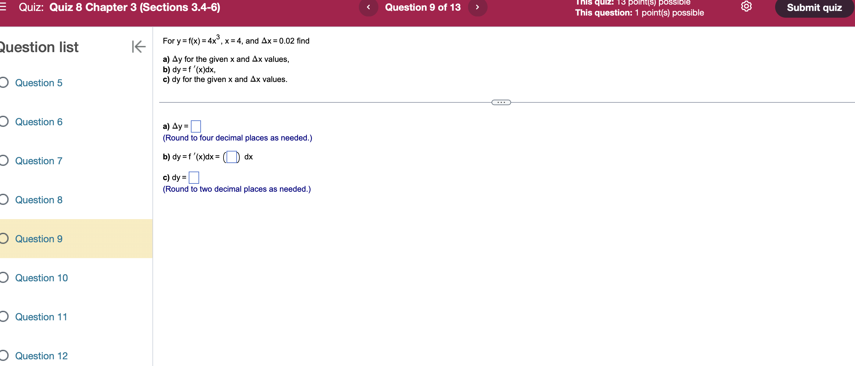 boxes to complete your choice. O Question 2 O A. The absolute