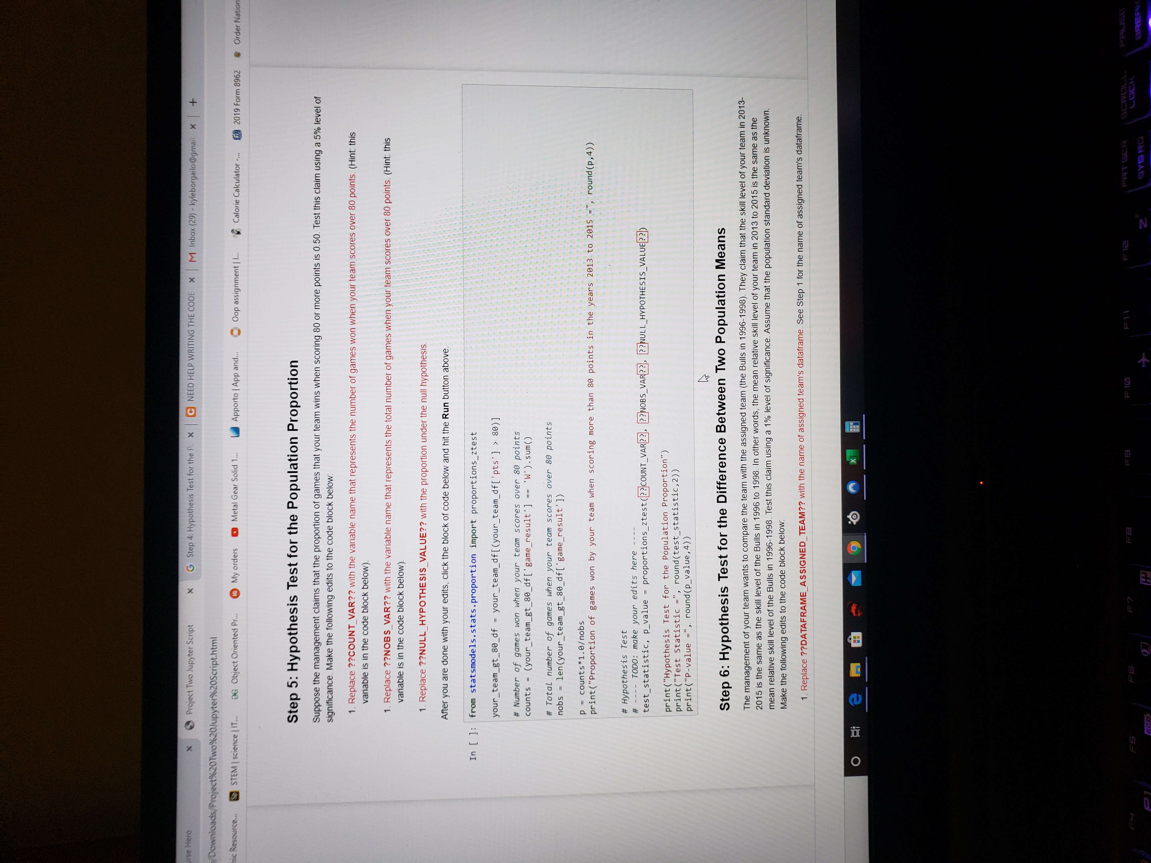 and have access to a large set of historical data that you