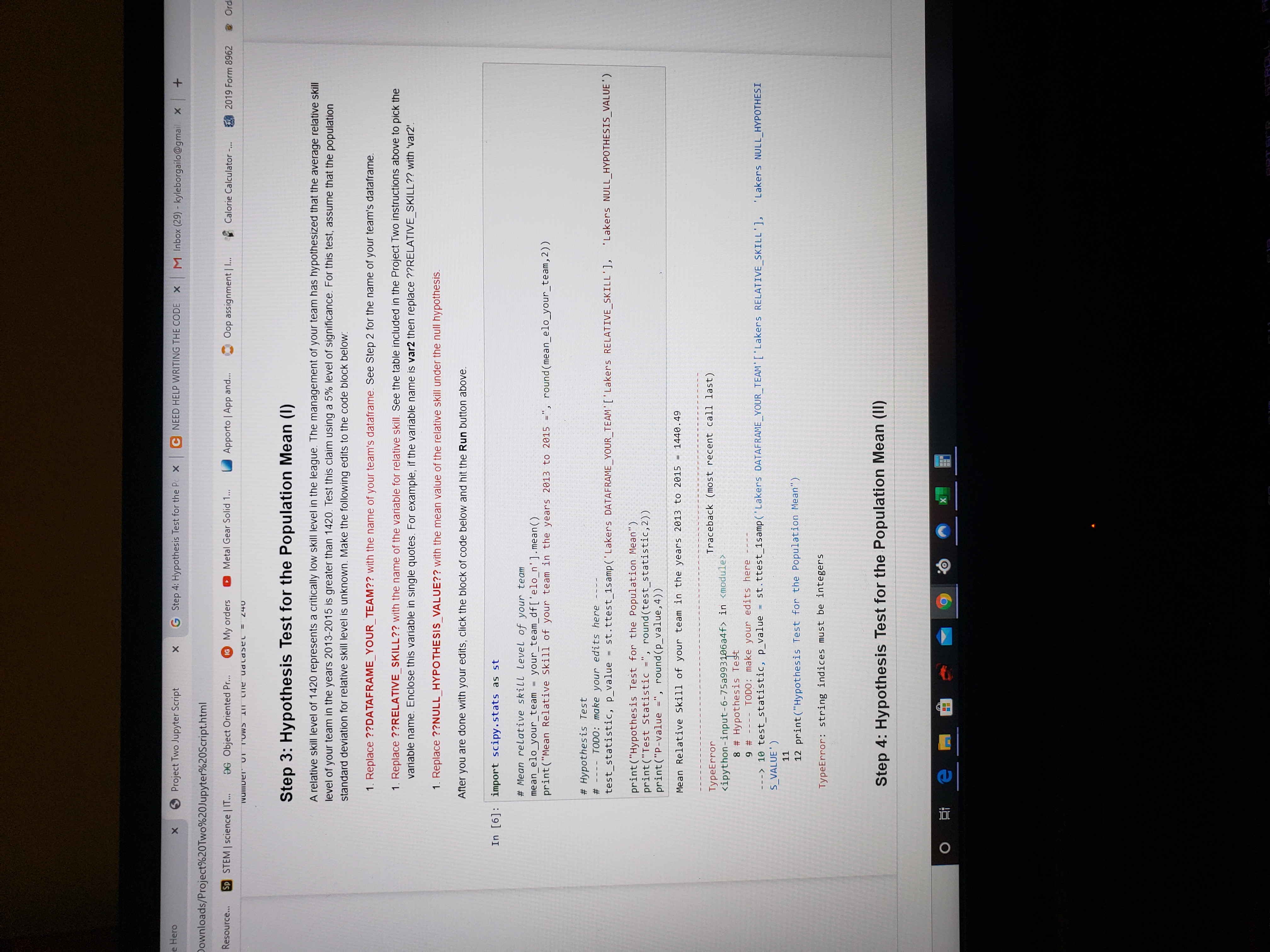 x + ownloads/Project%20Two%20Jupyter%20Script.html Resource... SP STEM | science | IT... DG Object