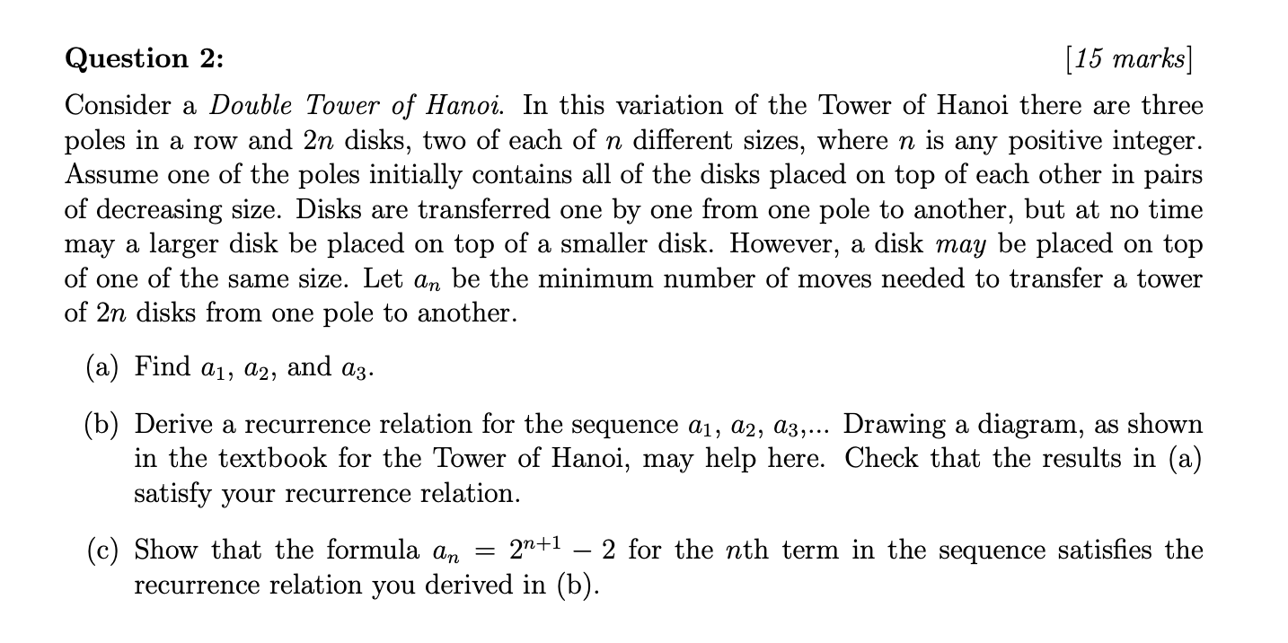 what it is you are trying to show at each step, and