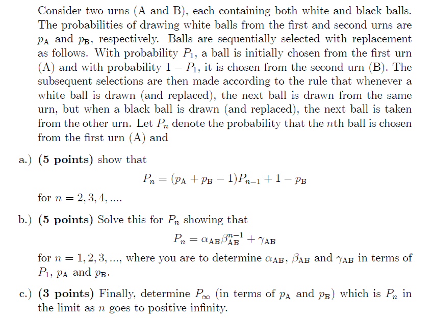 Please see attached problem. I believe this is a recursive problem. \f