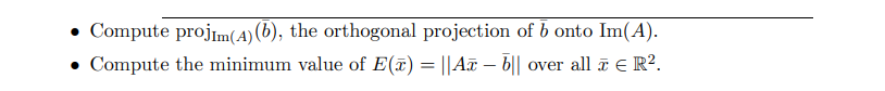 A5: = E where A = 2 1 and E: D .
