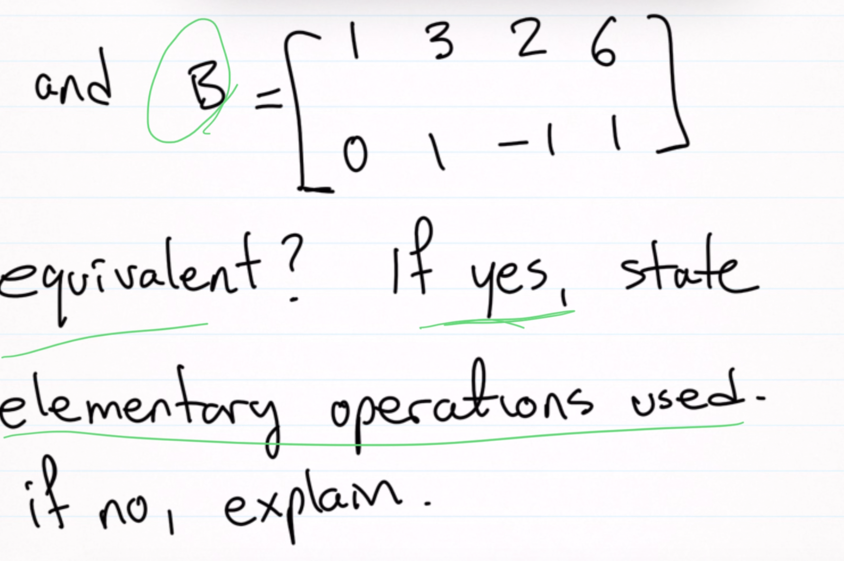 2 3 4 0 1 -1 ( and B = 3 2