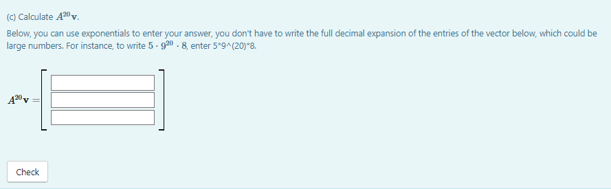 . 112 = 1 and 113 = D of the matrix A