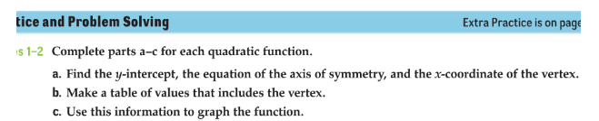  tice and Problem Solving Extra Practice is on page s 1-2