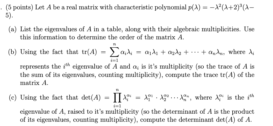 please help me solving this questions using linear algebra . (5 points)