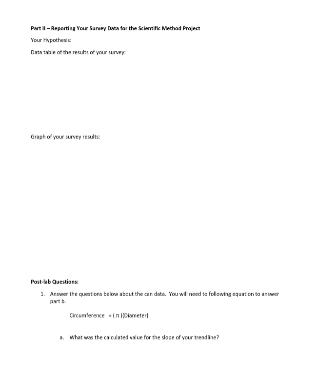 number of significant figures for your measuring device. Measure the diameter of