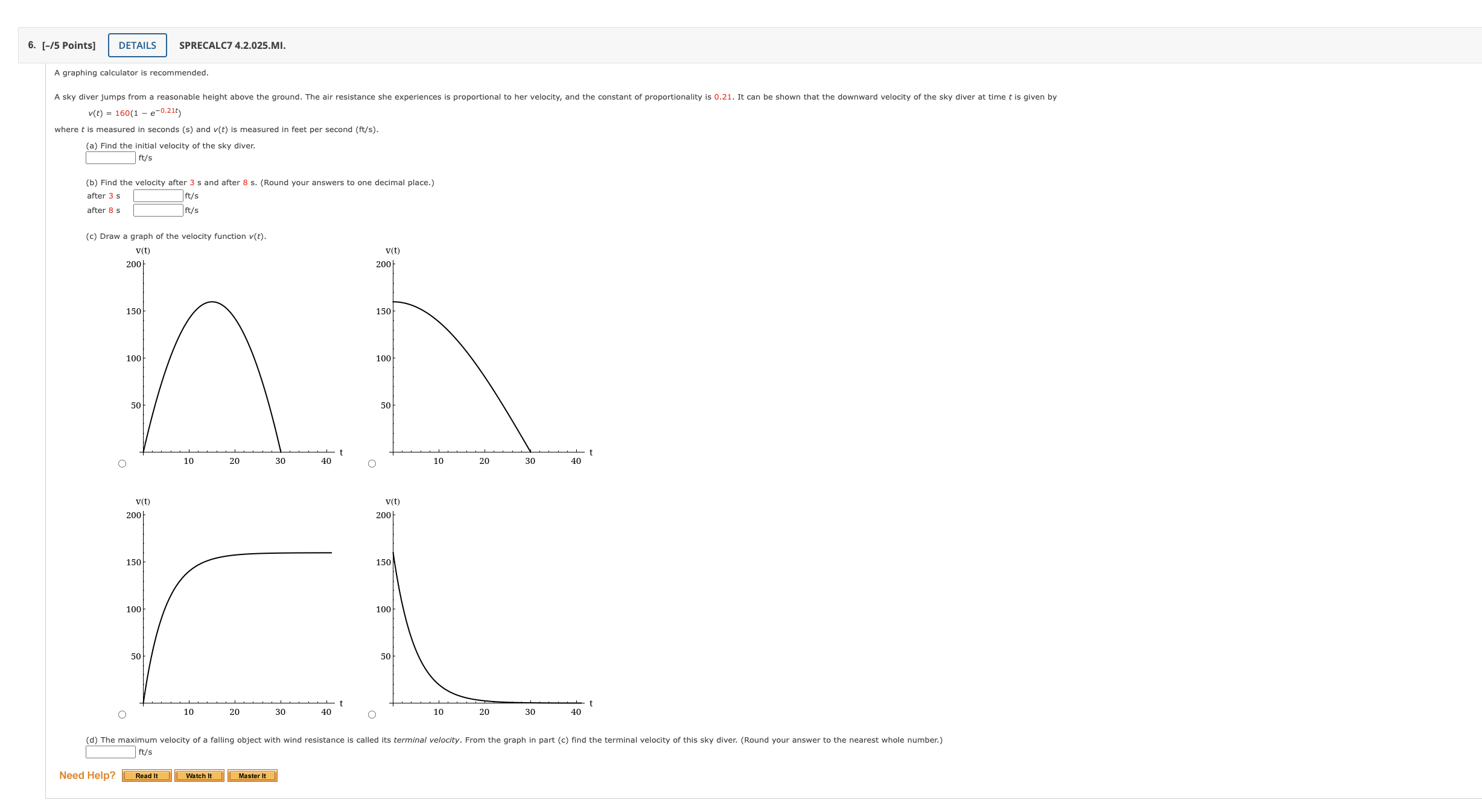 O State the domain and range. (Enter your answers using interval notation.)