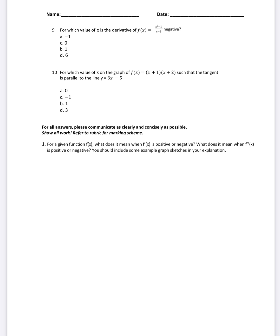 (such as other texts, discussions with colleagues or online resources), indicate this
