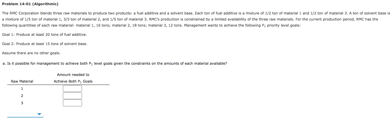Hi, I've been stuck on this goal-programing formulation question for a while