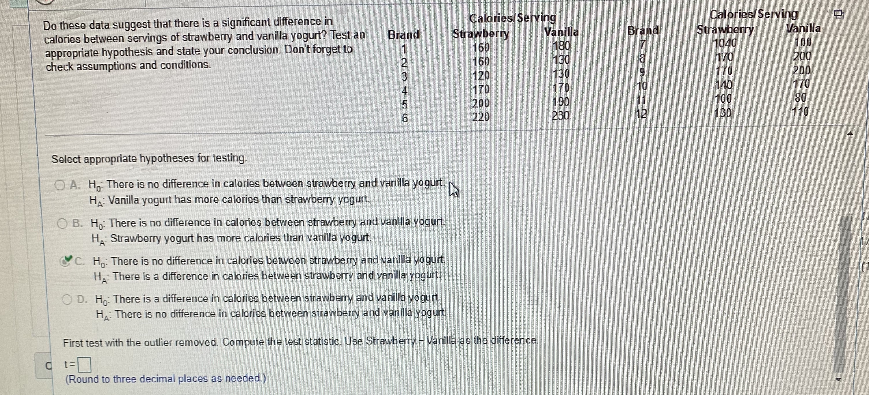  Do these data suggest that there is a significant difference in