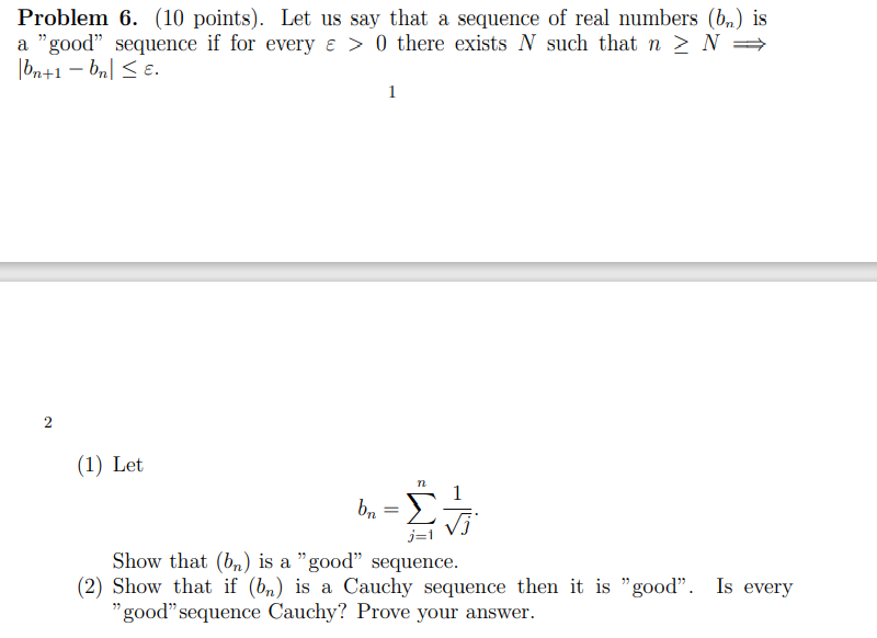 Please help me with this study question. Thanks! Problem 6. (10 points).