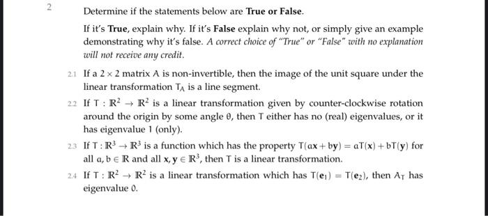 Hi expert, please answer the following problems..Question 2 2 Determine if the