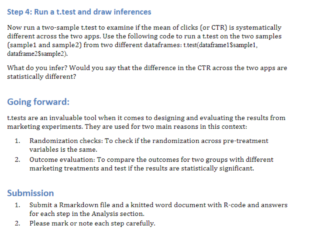 run t-testsinR Watch To learn about the statistics of hypothesis testing and