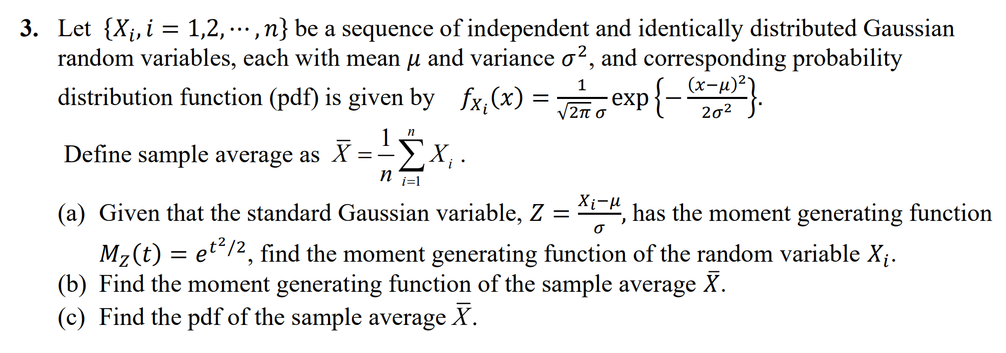 variable X with two-sided exponential probability distribution given by 1 fx(x) =